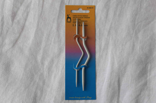 pony bent cable knitting needle 1