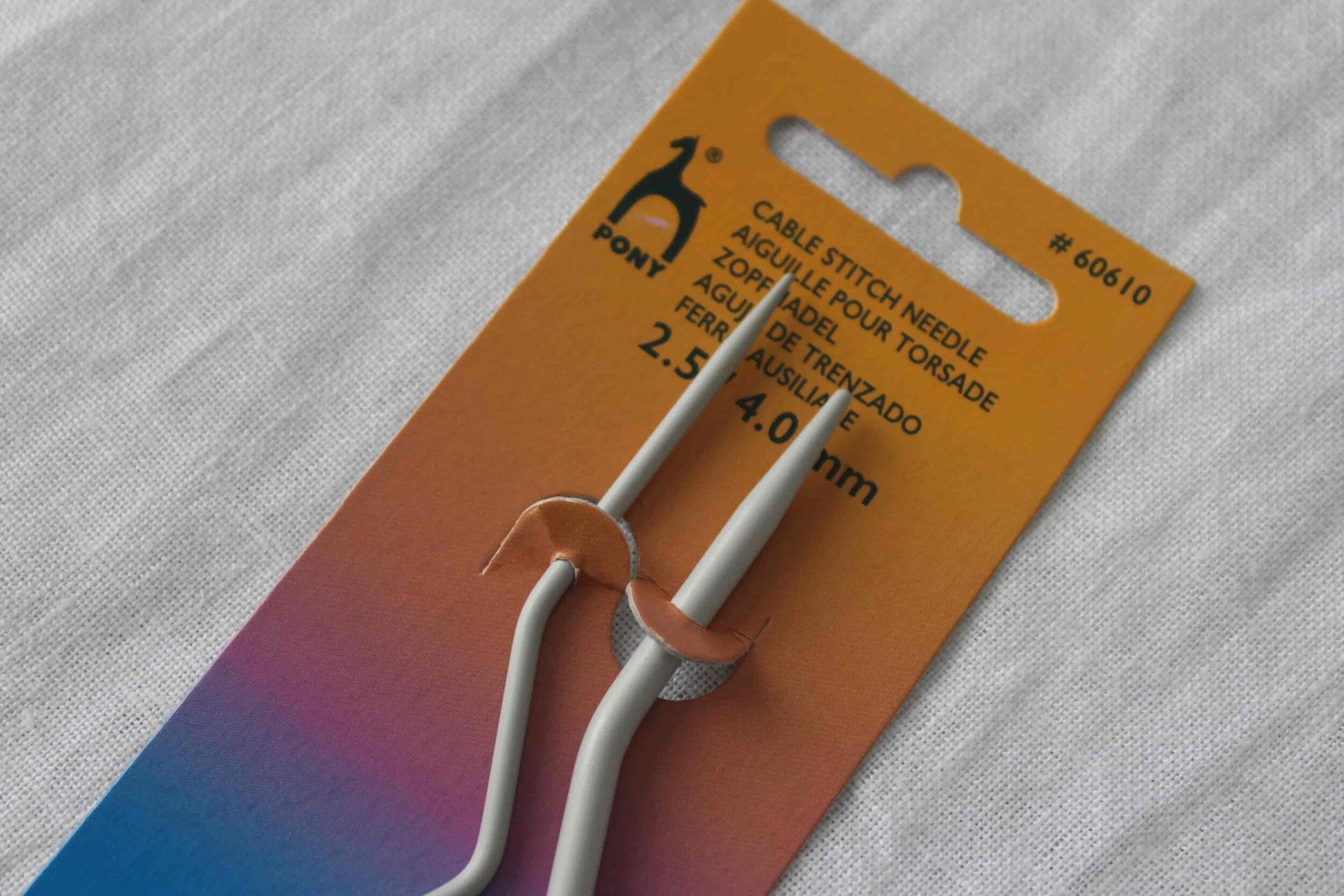 pony bent cable knitting needle 2