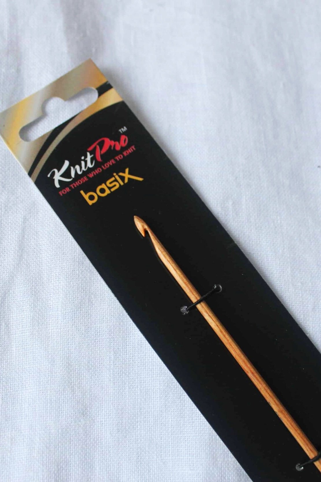 knitpro basix birch crochet hook 1