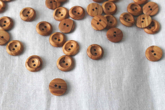 olive wood button 1