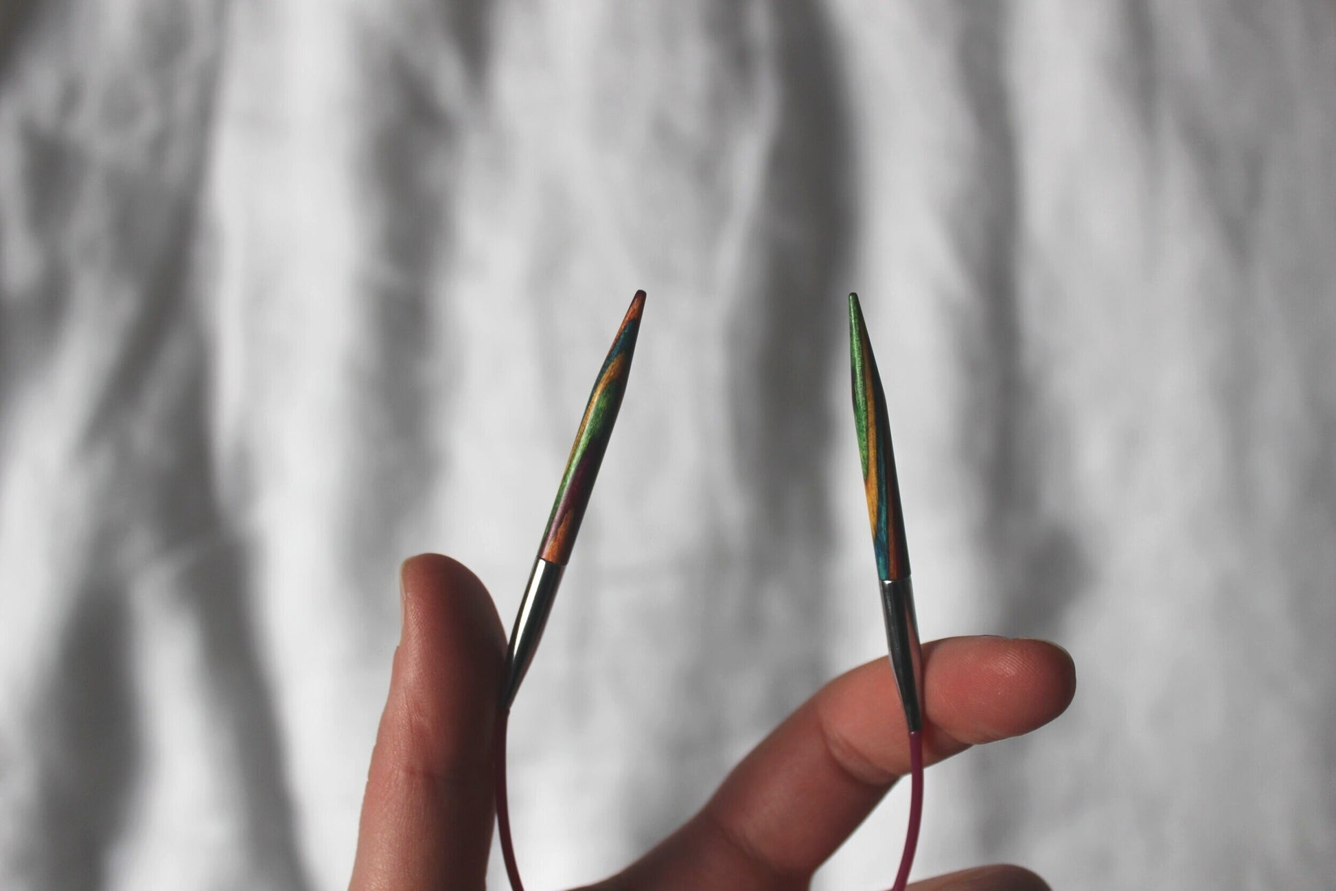 knitpro symfonie circular knitting needle 25cm 2