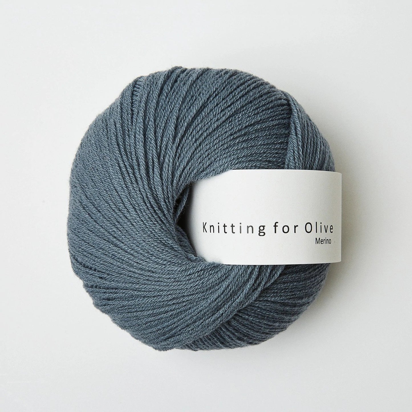 knitting for olive merino 50g dusty petroleum blue