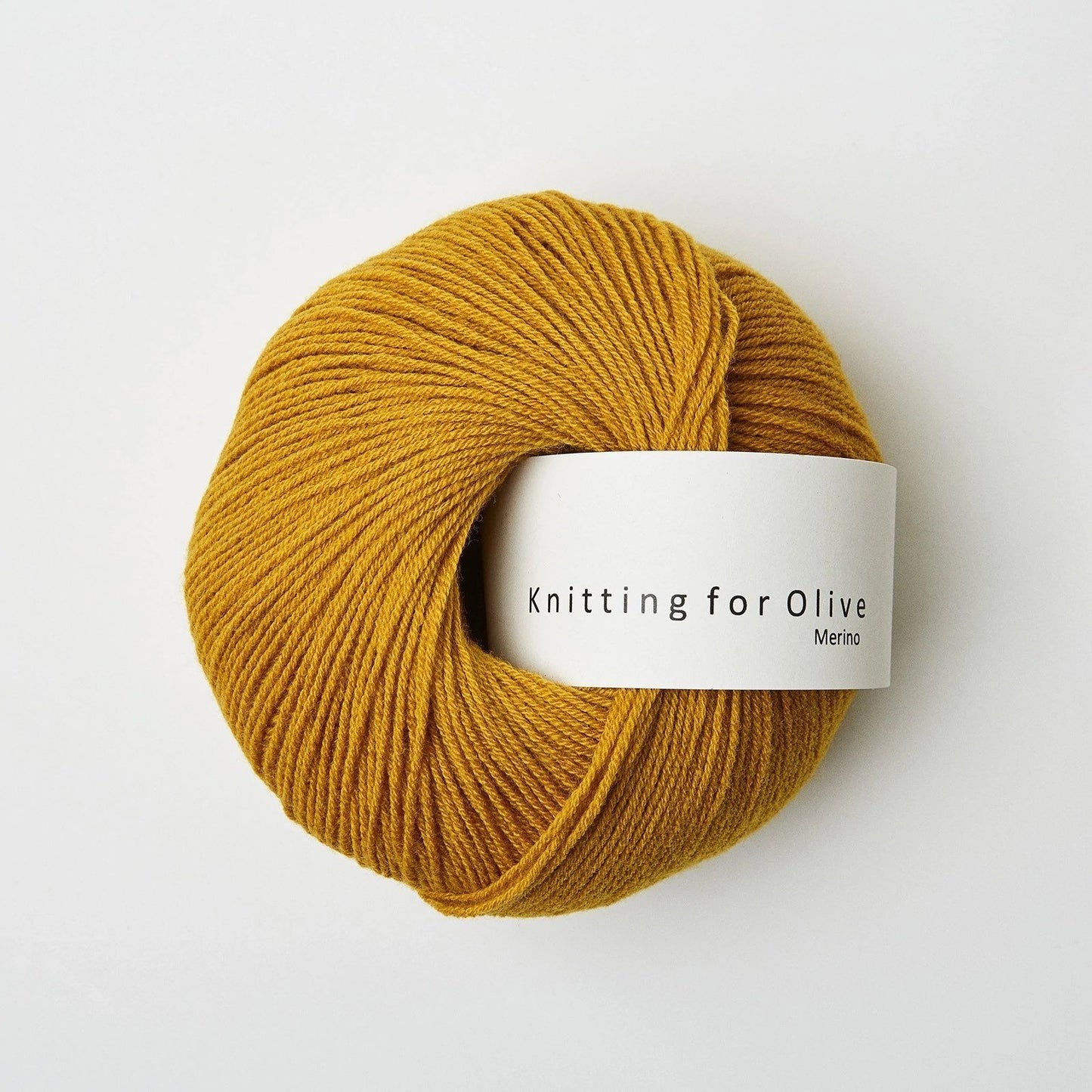 knitting for olive merino 50g mustard
