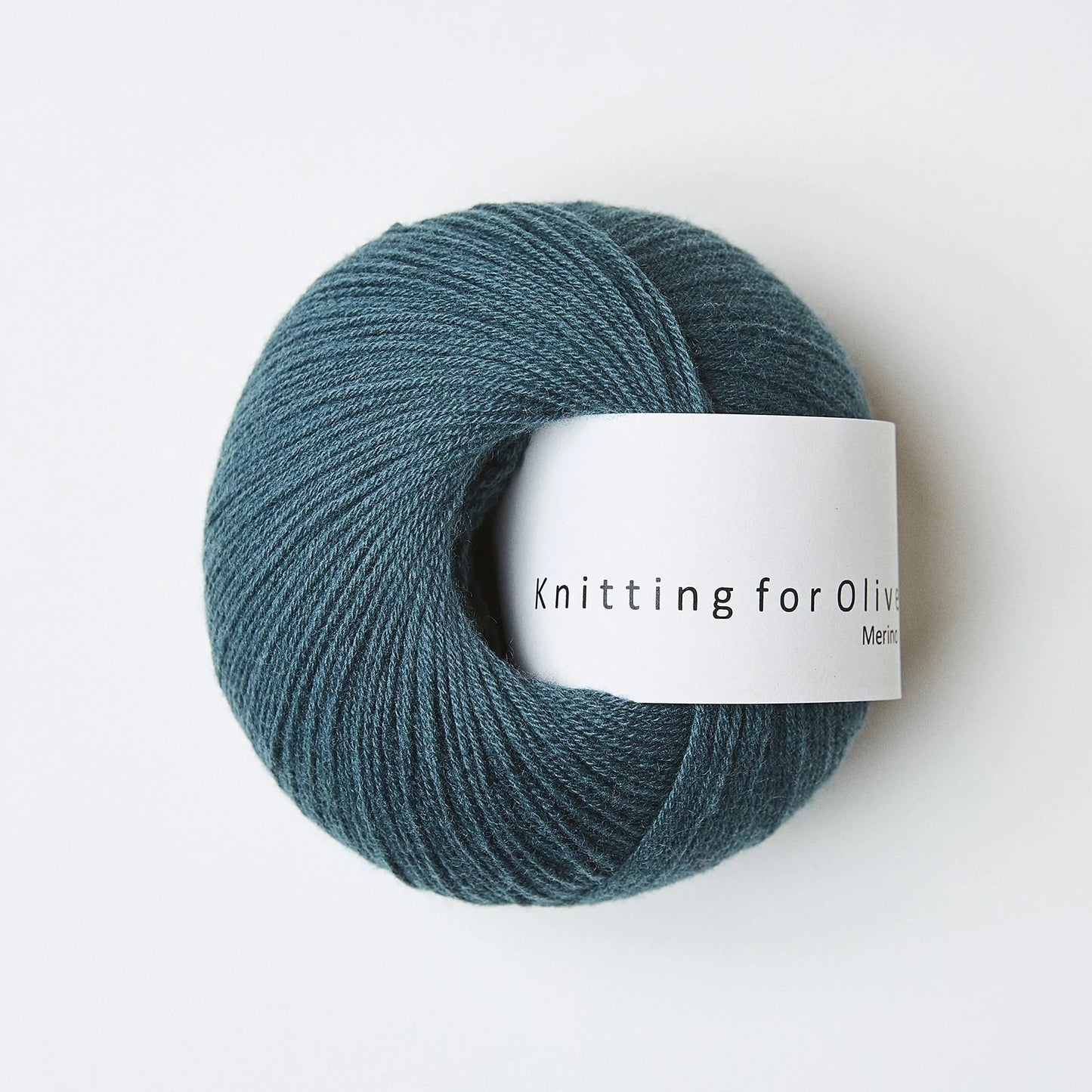 knitting for olive merino 50g petroleum green
