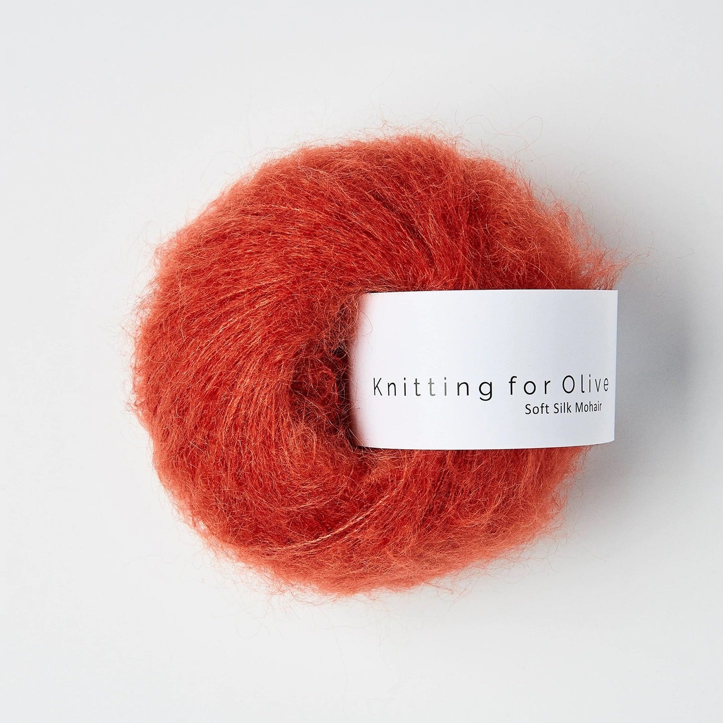 knitting for olive soft silk mohair 25g pomegranate