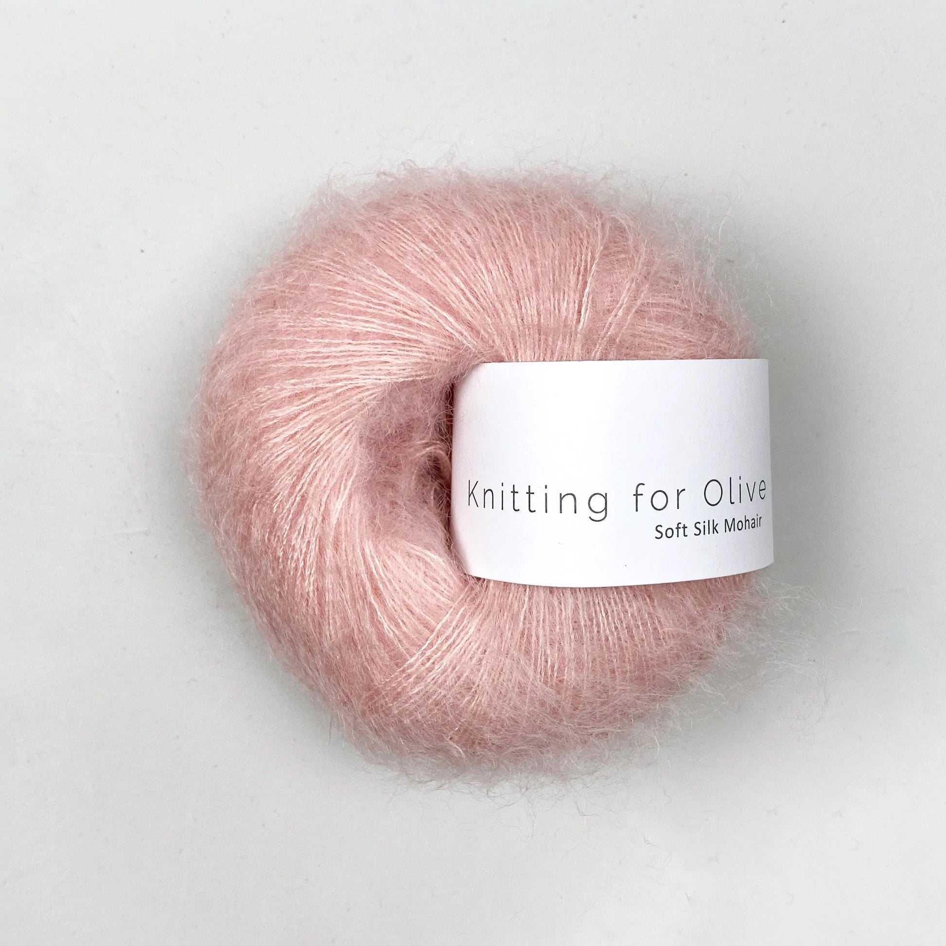 knitting for olive soft silk mohair 25g poppy rose