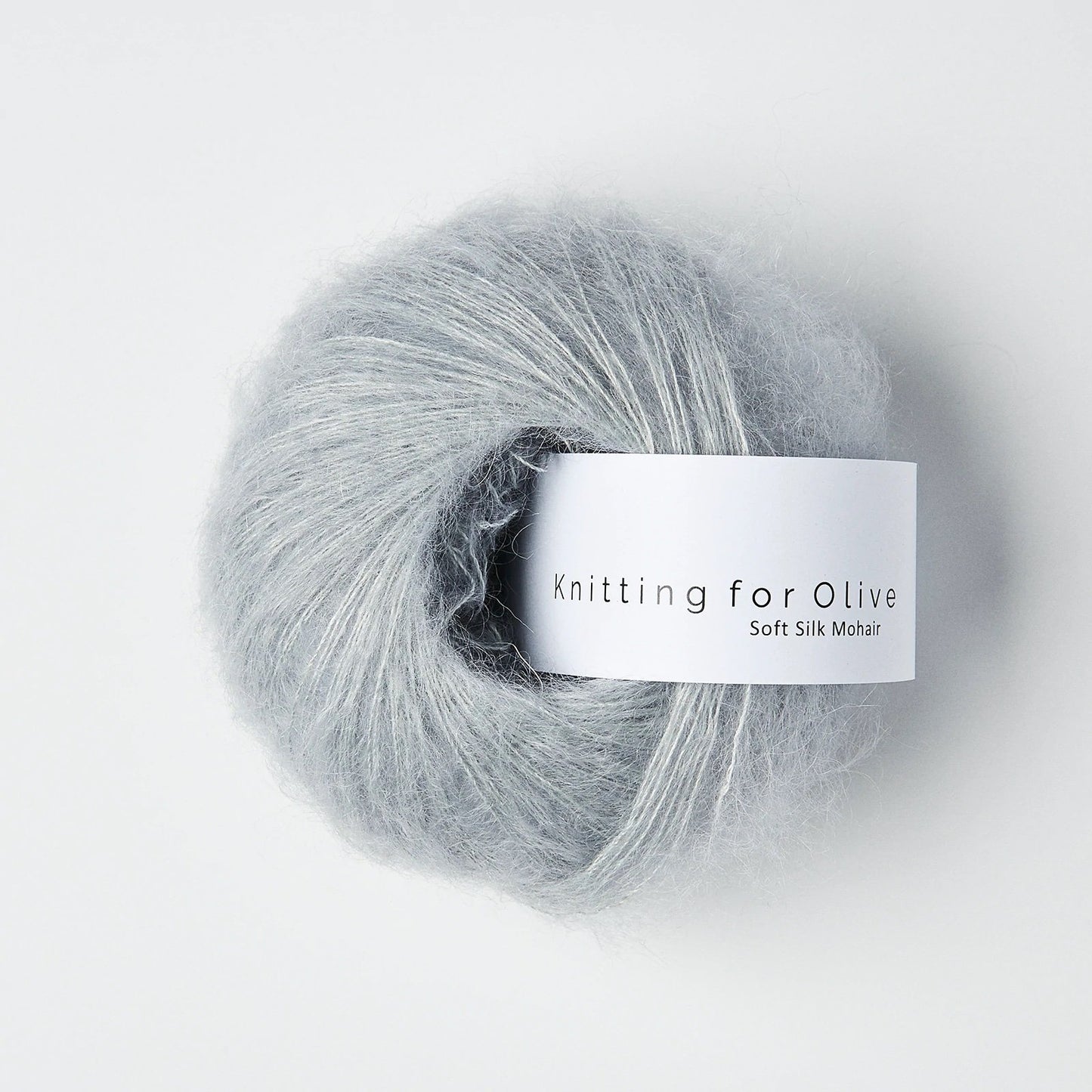 knitting for olive soft silk mohair 25g soft blue