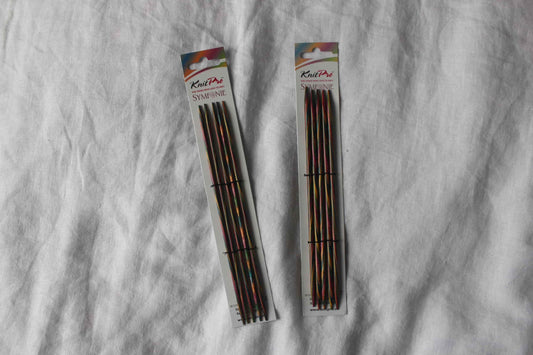 knitpro symfonie 20cm double pointed knitting needle set of 5 (1)
