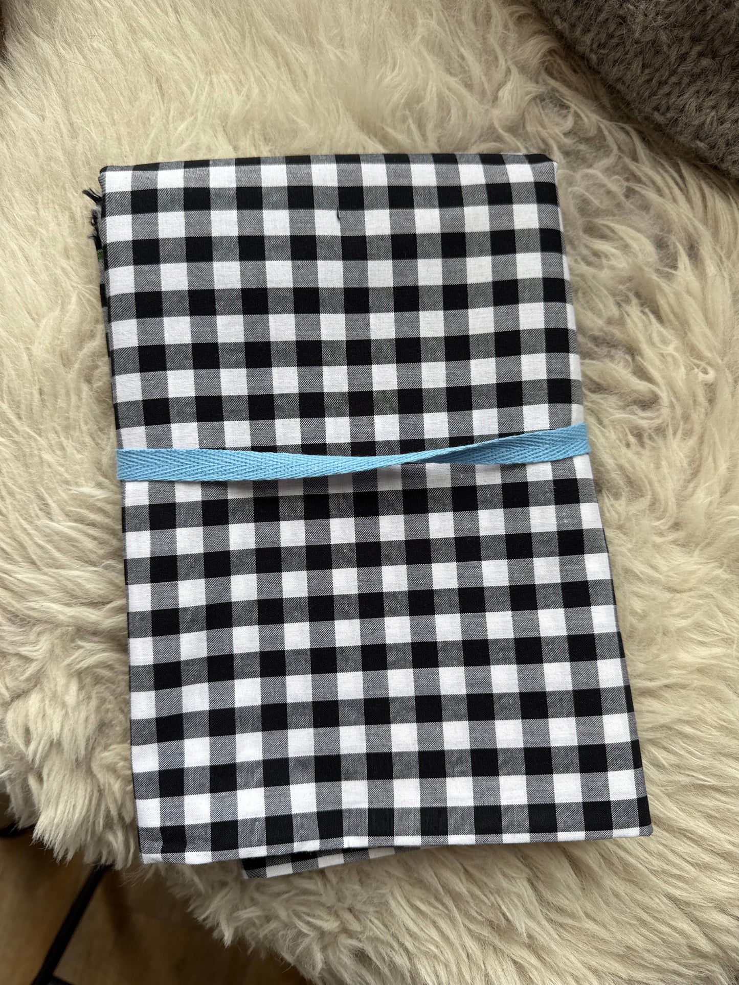 Black Yarn Dyed Gingham  - 1.8m