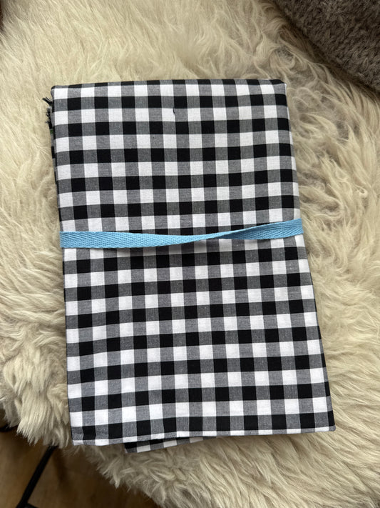 Black Yarn Dyed Gingham  - 1.8m