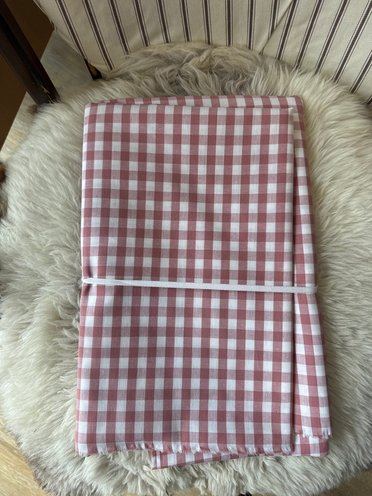Cotton Gingham (Pink) - 2.6m