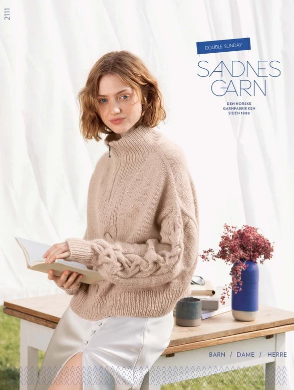 2111 Double Sunday | Sandnes Garn Knitting Pattern Booklet