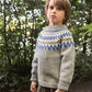 2411 No.2 Polar Light Children Sweater | Sandnes Garn Single Printed Knitting Pattern