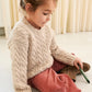 2401_01 Bonnie Sweater Junior | Sandnes Garn Single Printed Knitting Pattern