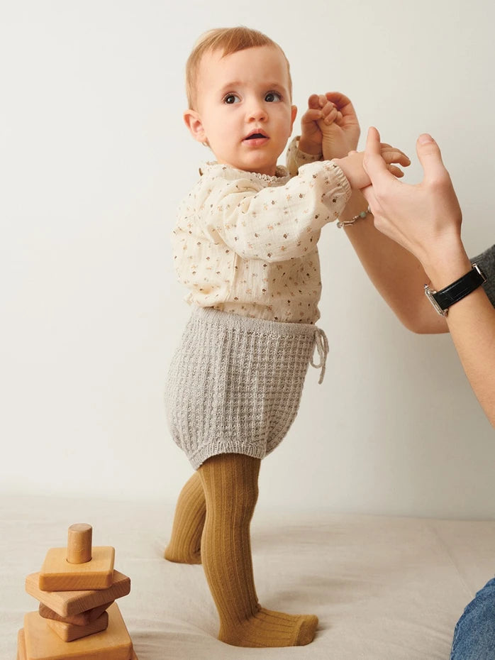 2505 No.03 Leo Tee + Leo Bloomer Baby  | Sandnes Garn Single Printed Knitting Pattern