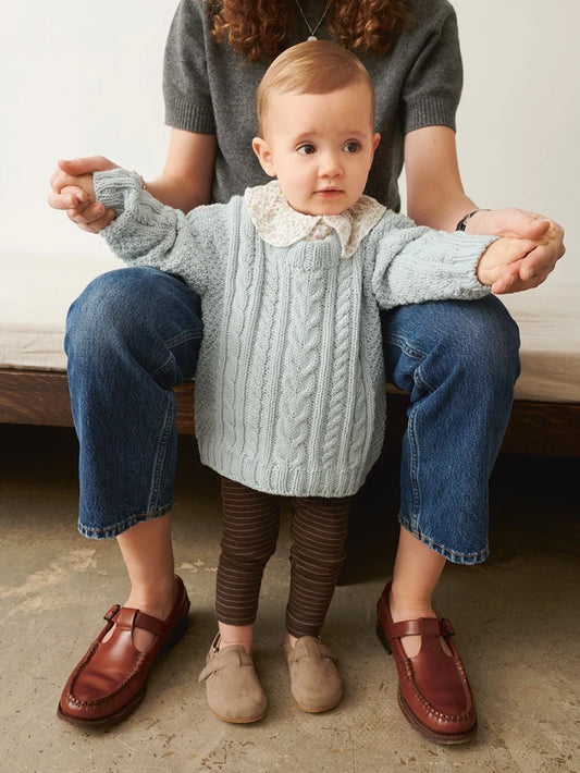 2505 No.05 Caspian Sweater Baby  | Sandnes Garn Single Printed Knitting Pattern