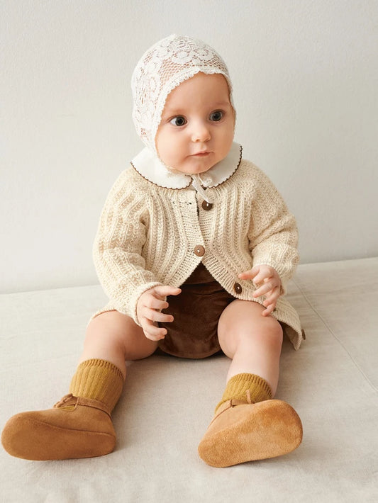 2505 No.06 Ellis Cardigan Baby | Sandnes Garn Single Printed Knitting Pattern