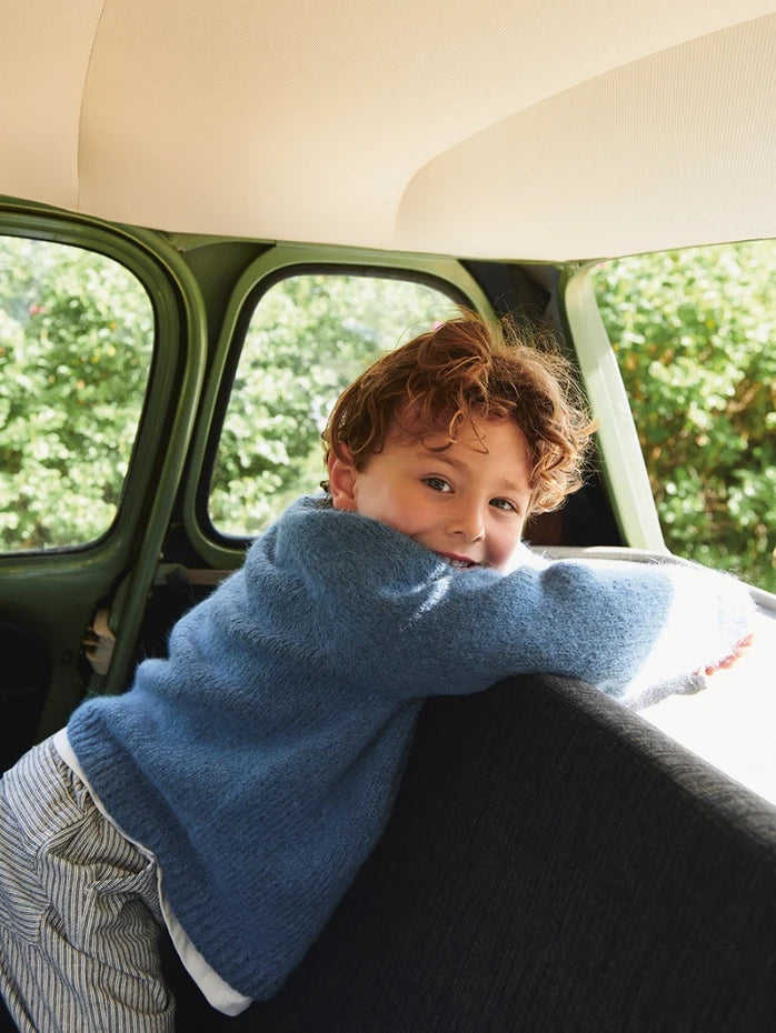 2506 No.04 Trio Sweater Junior | Sandnes Garn Single Printed Knitting Pattern