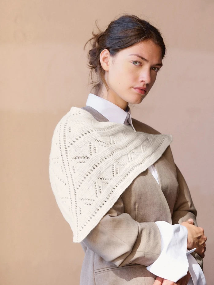 2508 No.01 Petra Scarf | Sandnes Garn Single Printed Knitting Pattern