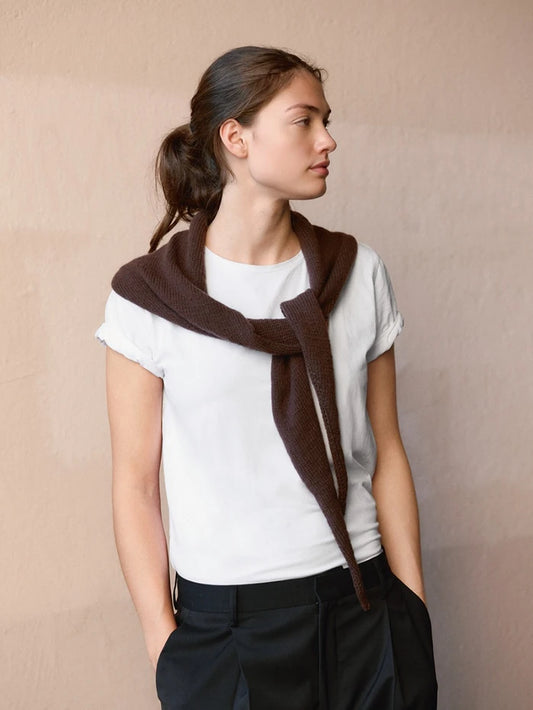 2508 No.03 Triangle Shawl | Sandnes Garn Single Printed Knitting Pattern