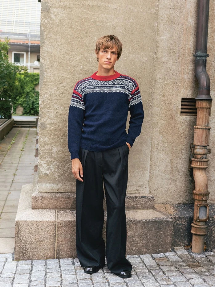 2510_04 Marius Sweater Men's | Sandnes Garn Single Printed Knitting Pattern