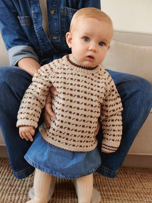 2512_03 Icelandic Sweater Baby | Sandnes Garn Single Printed Knitting Pattern