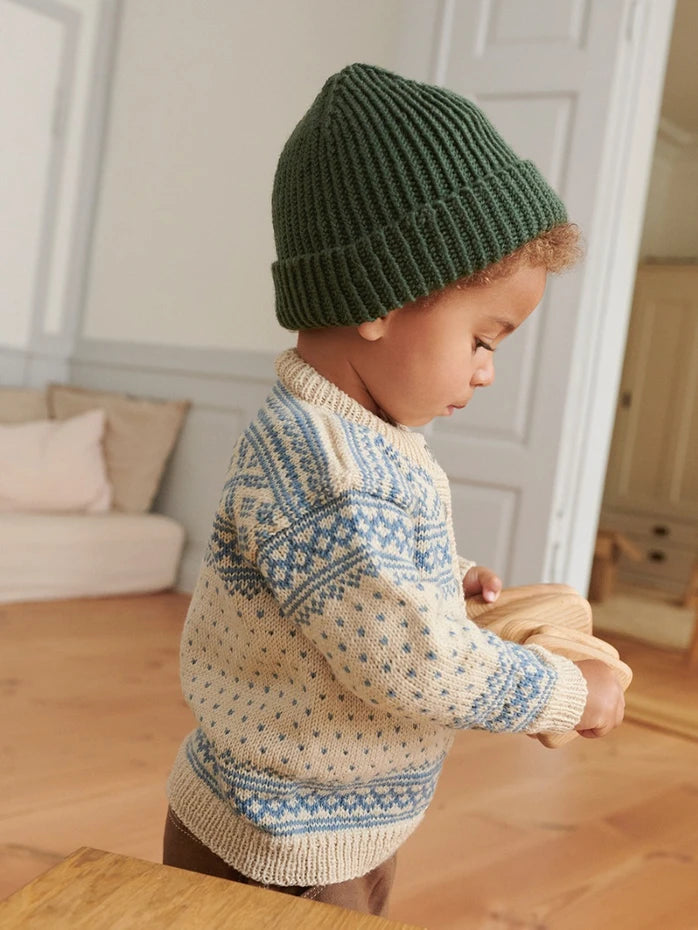 2512_05 Beanie Baby | Sandnes Garn Single Printed Knitting Pattern