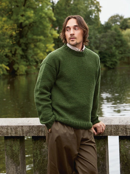 2513_05 Damian Sweater Man | Sandnes Garn Single Printed Knitting Pattern