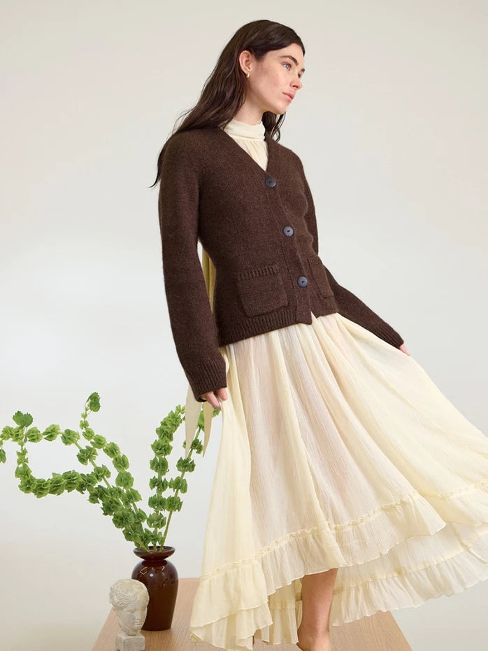 2602_03 Ember Cardigan | Sandnes Garn Single Printed Knitting Pattern