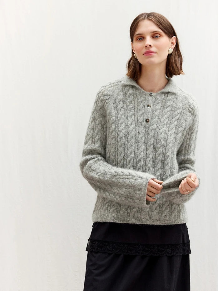 2606_03 Amber Sweater | Sandnes Garn Single Printed Knitting Pattern