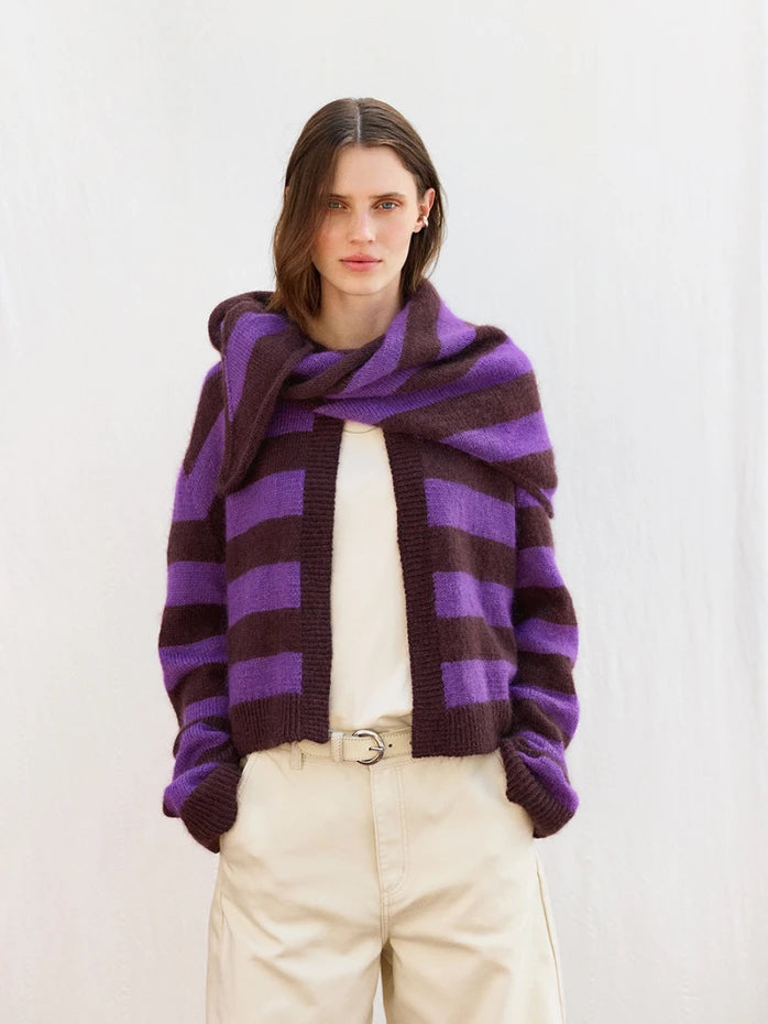 2606_06 Mango Scarf | Sandnes Garn Single Printed Knitting Pattern