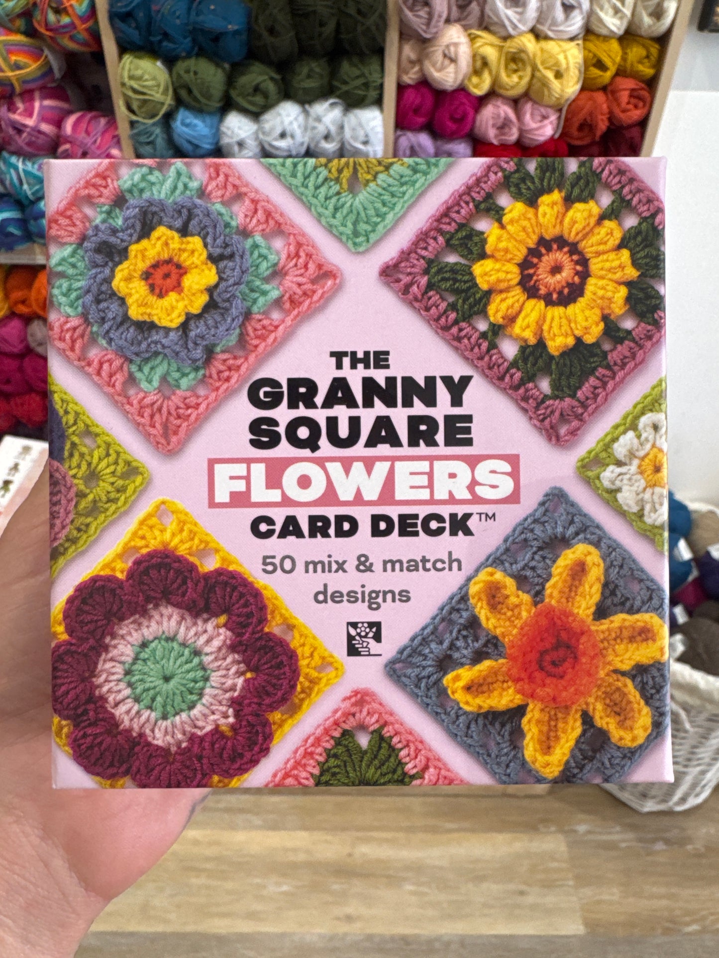 The Granny Square Flowers Card Deck | Claire Montgomery