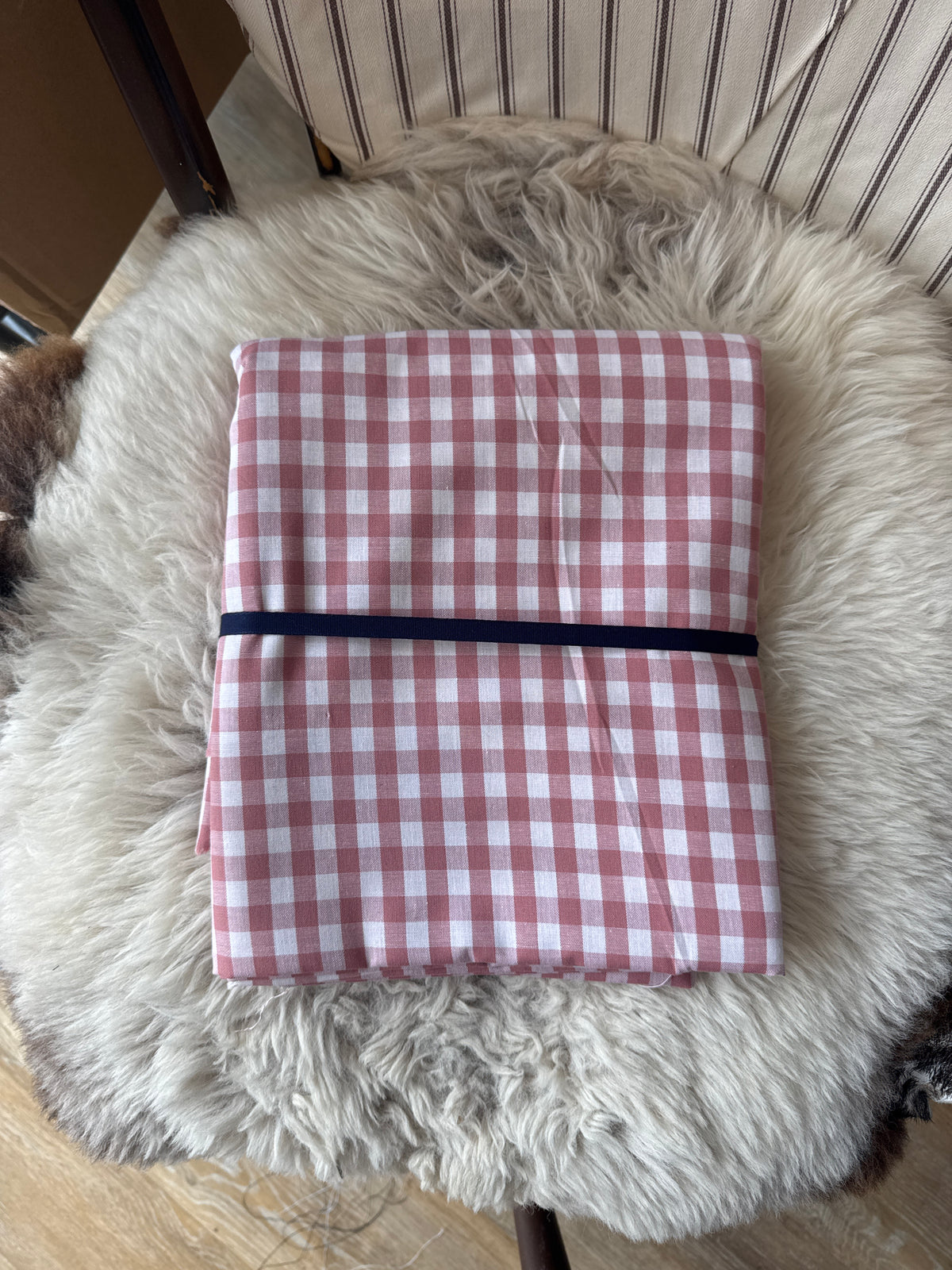 Cotton Gingham (Pink) - 3.8m