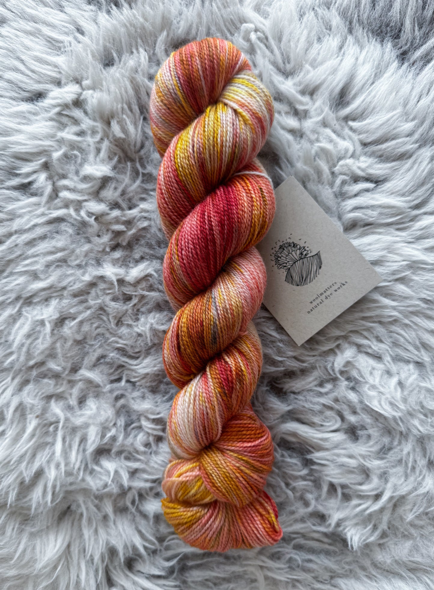 Woolmatters Corriedale Sock - Variegated - 100g hank