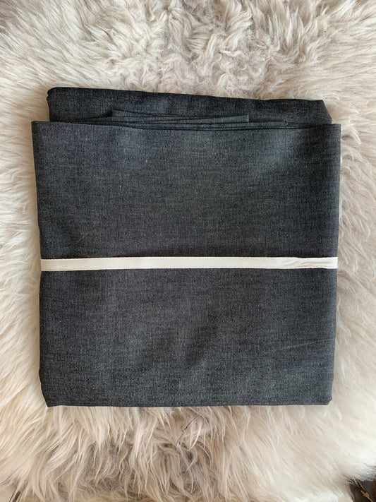 4oz Denim Chambray (Black) - 2.4m