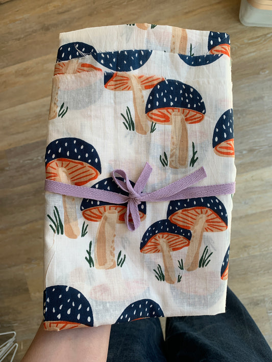 Block Print - Toadstools - 2m
