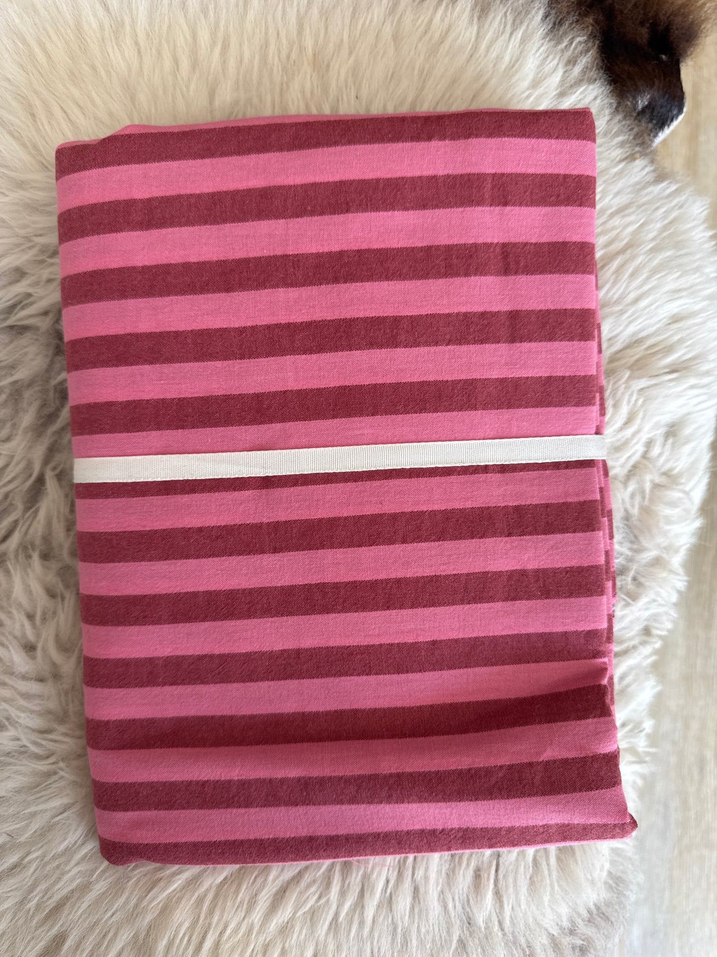 Yarn Dyed Cotton (Pink Stripe) - 2.2m