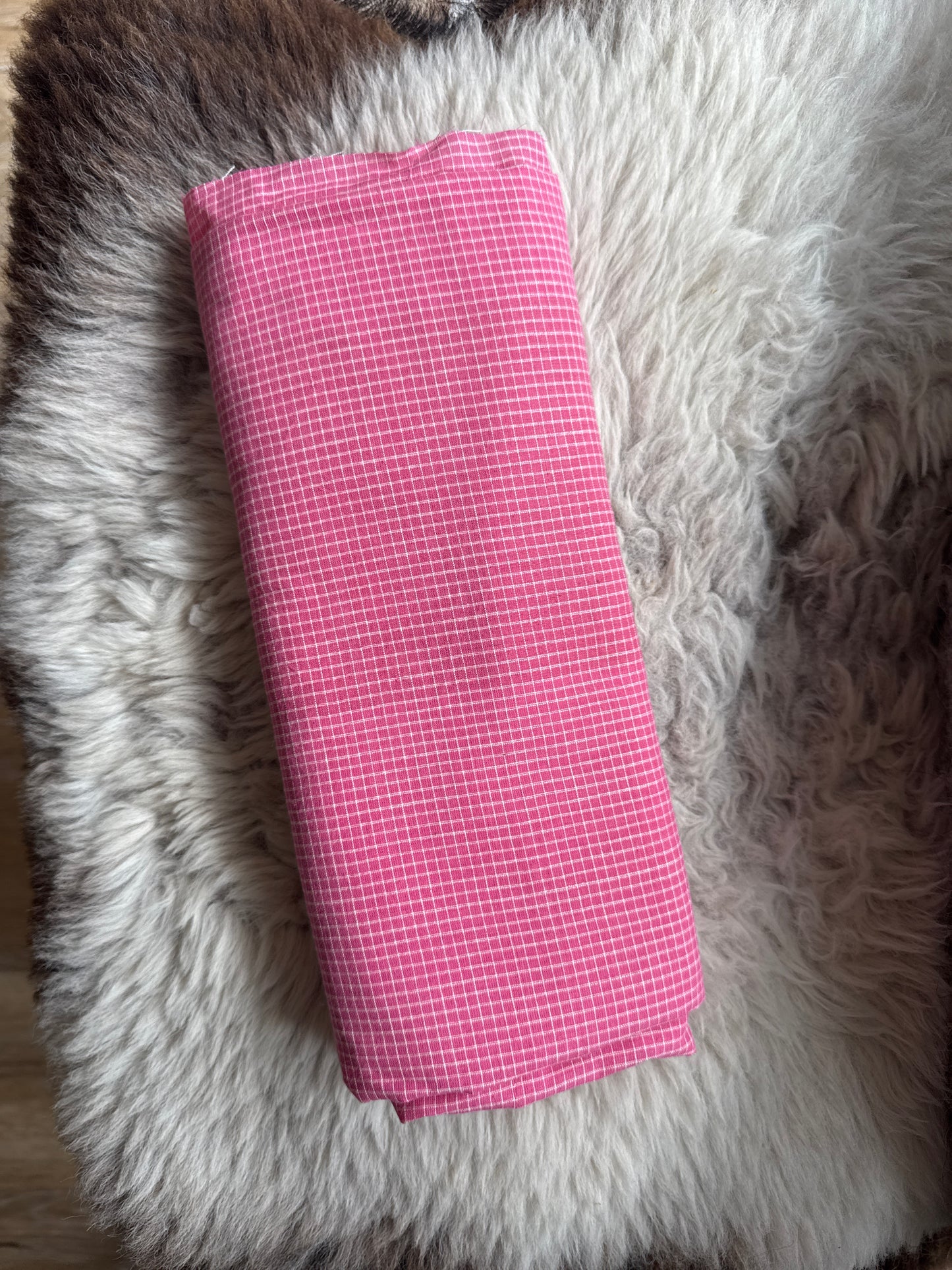 Check - Pink + White - 2m