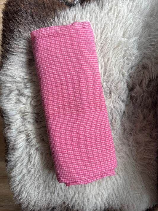Check - Pink + White - 2.4m