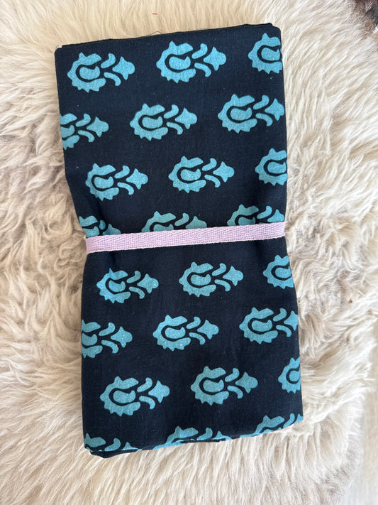 Block Print (Indigo) - 1m