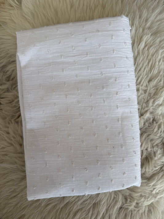 Cotton Dobby White - 2m