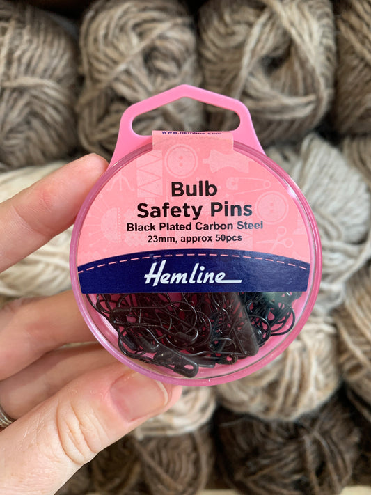 Hemline Bulb Safety Pins