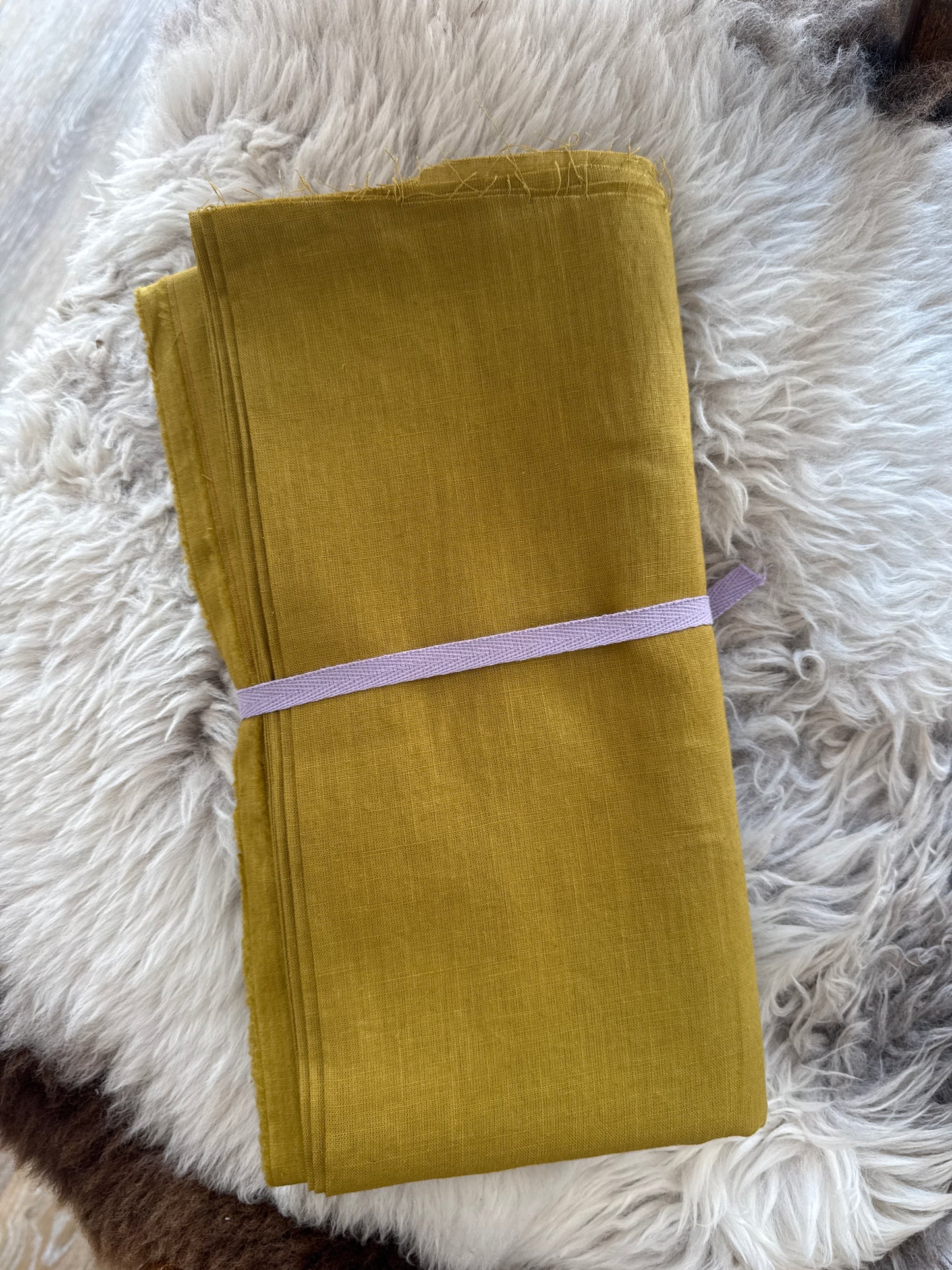 Linen Cotton Blend (Mustard) - 2.5m