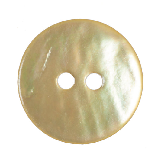 Dyed Agoya Shell Button (15mm) - Taupe