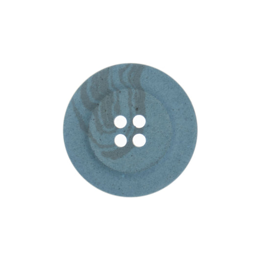 Hemp 4 Hole Button - Light Blue (15mm)