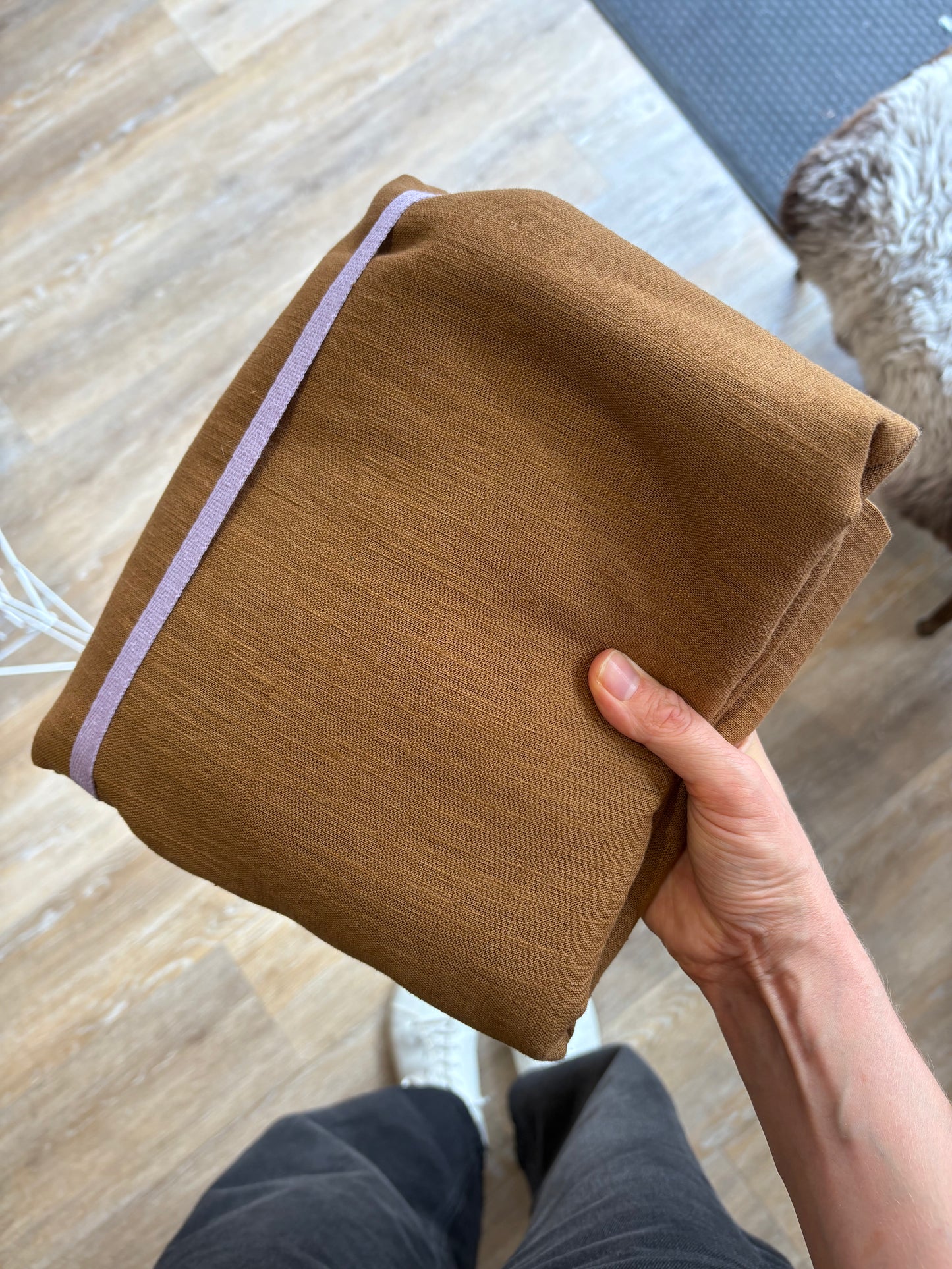 Heavier Weight Linen (Mustard) - 3.1m