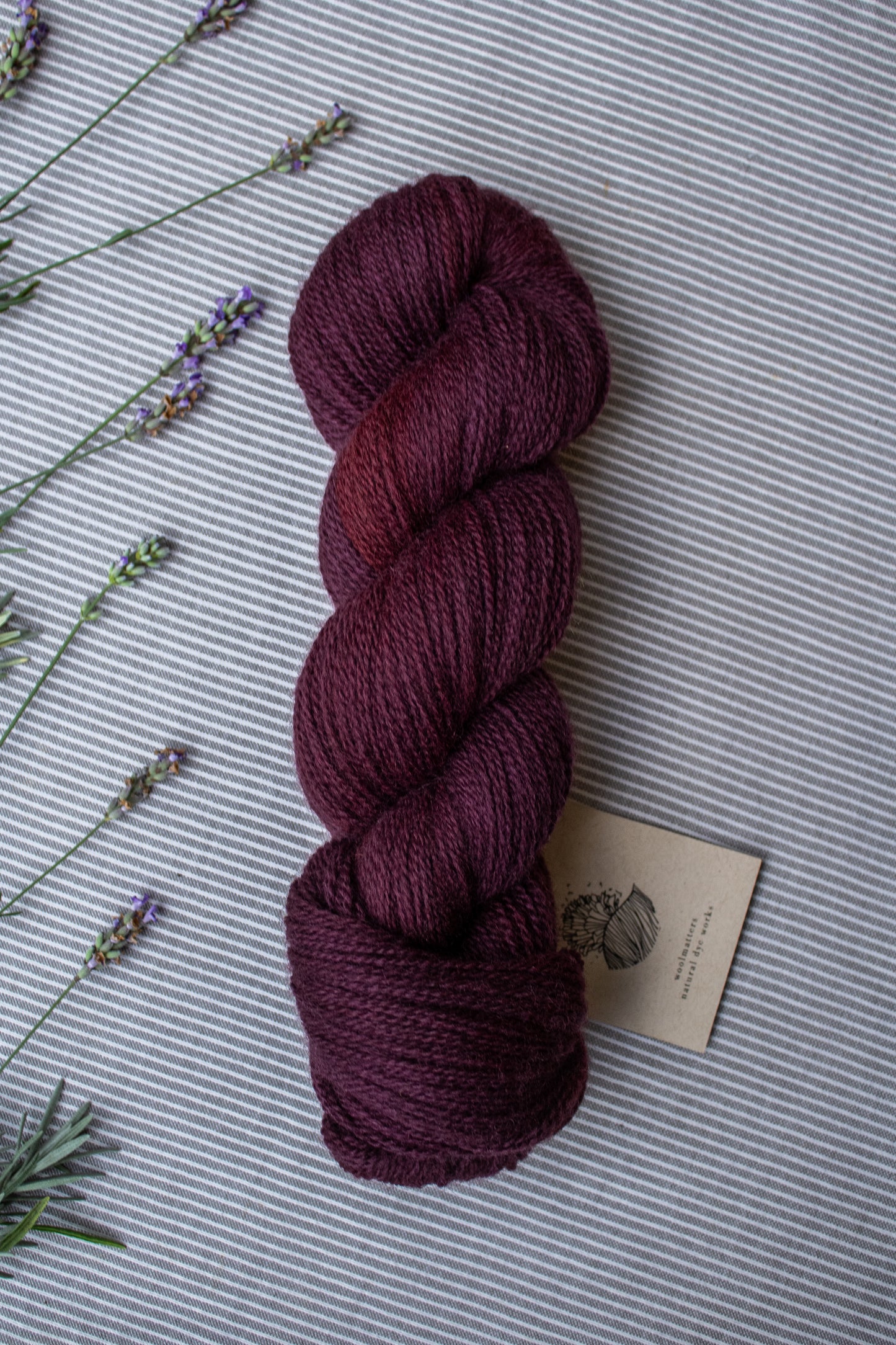 Woolmatters Dusk - Hand-dyed British Wool Yarn (100g skein)