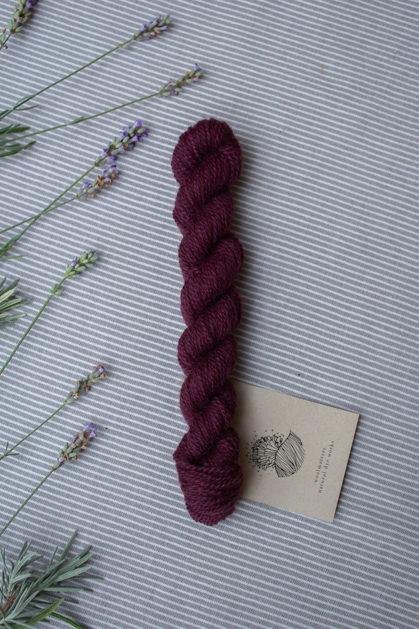 Woolmatters Dusk - Hand-dyed British Wool Yarn (20g mini skein)