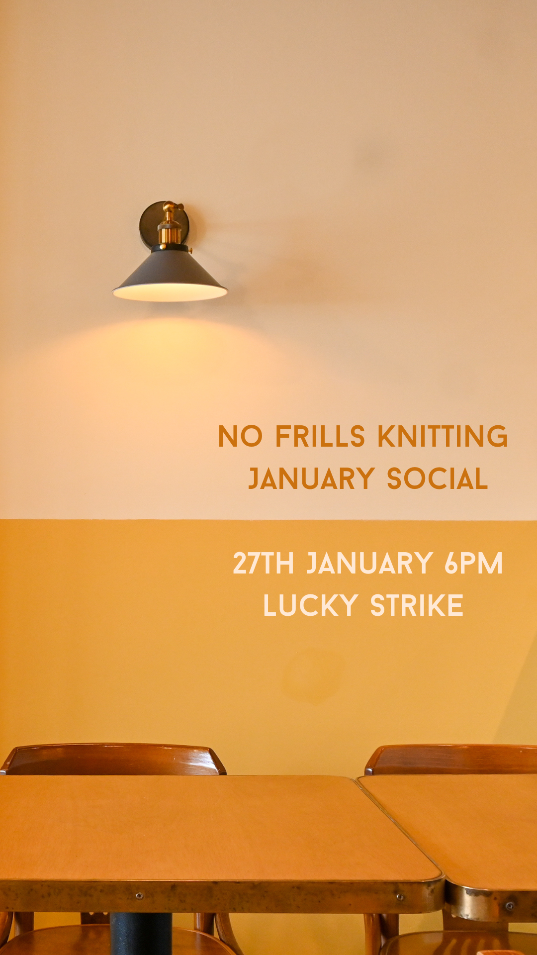 No Frills January Social Ticket - 27th January 2024