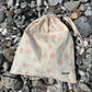PetiteKnit Knitter's String Bag - Apricot Flower